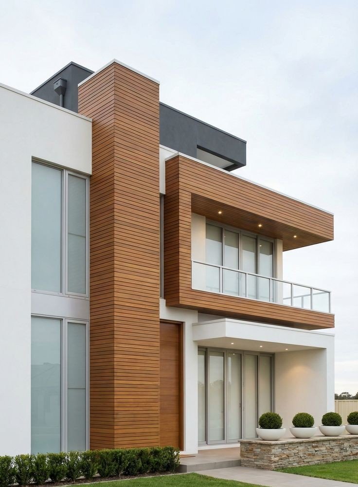 WPC exterior facade project by Exterior Expert